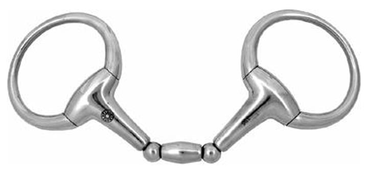 KY Rotary Double Jointed Eggbutt Bradoon - 5"