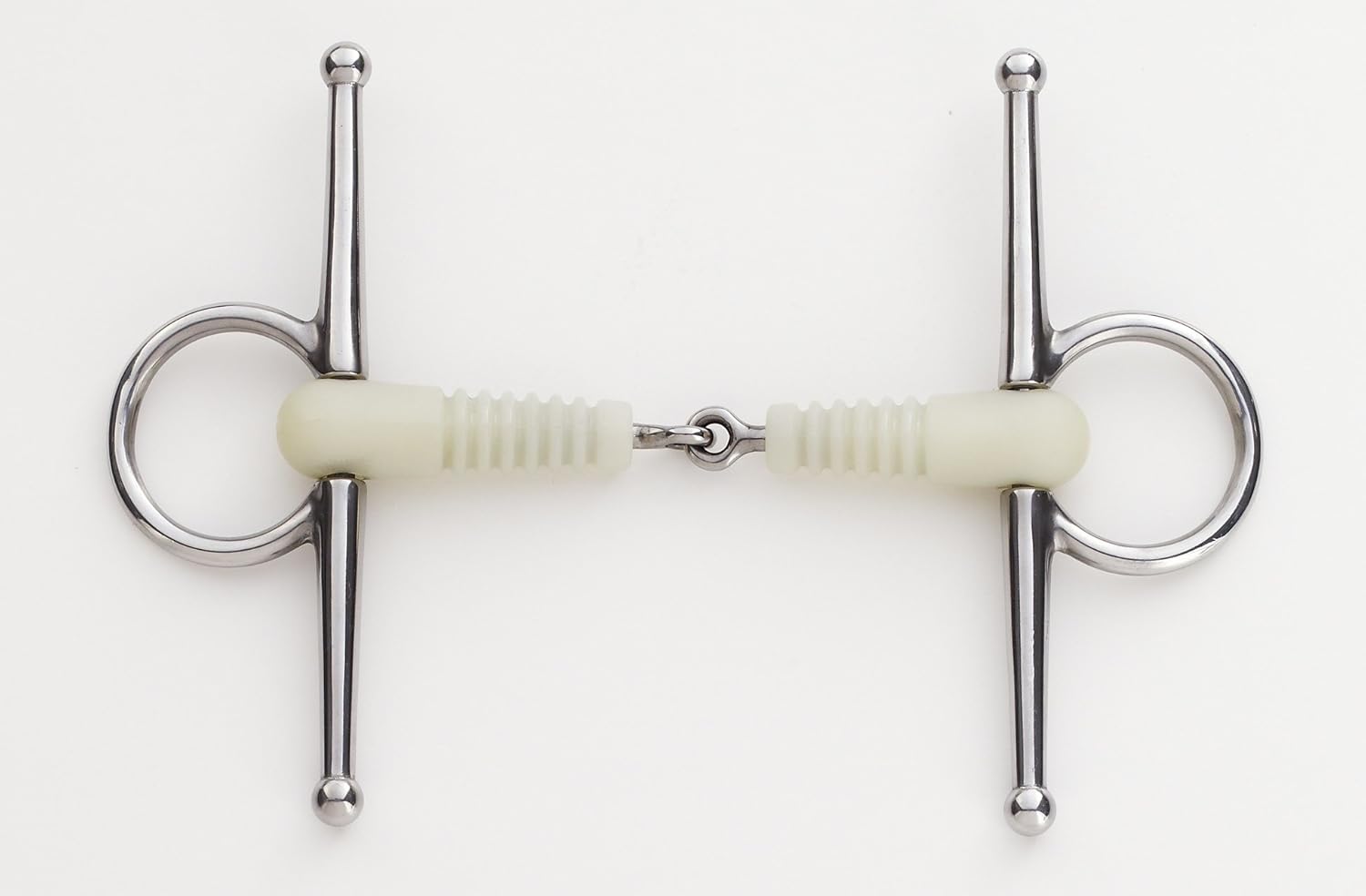 Happy Mouth Jointed Ribbed Full Cheek Bit - 5.5"