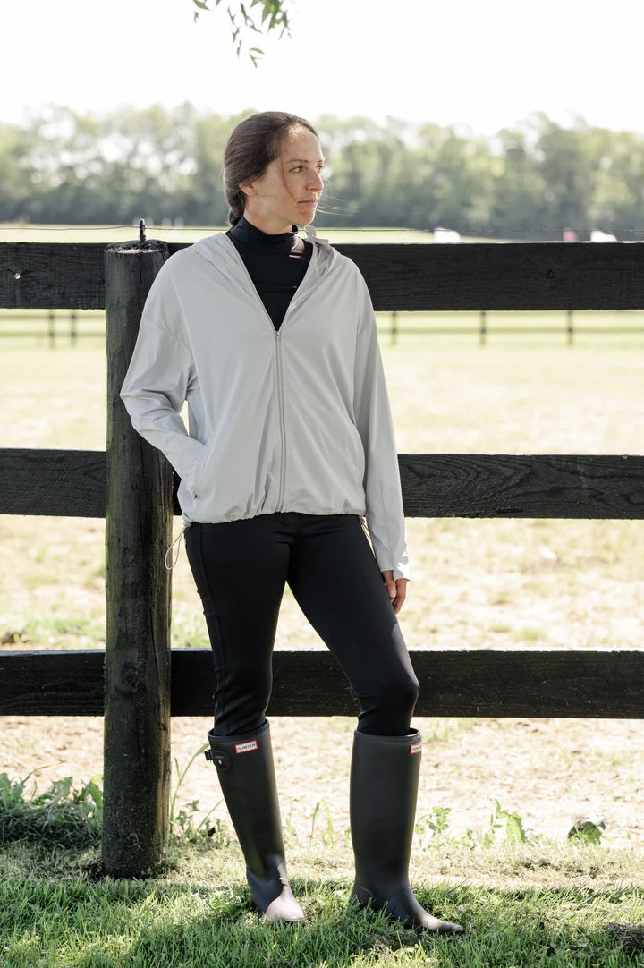 70 Degrees Sun Eclipse Hoodie - Dove Grey
