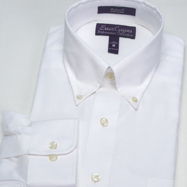 Mens Essex White Coolmax Show Shirt