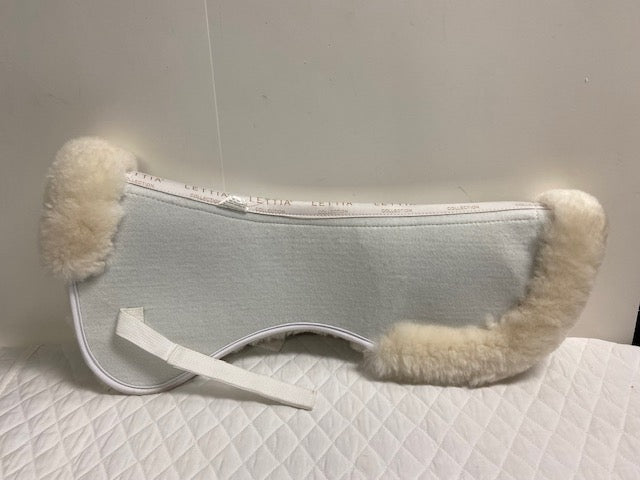 Lettia Collection Fibre Quilting Half Pad - Large White