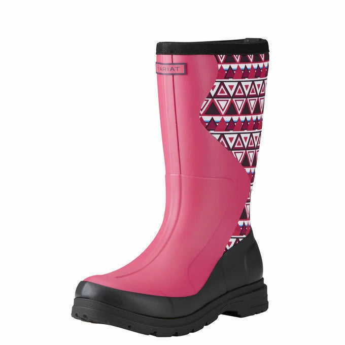 Ariat Wms Springfield Rubber Pint - 6 Hot Pink / Aztec
