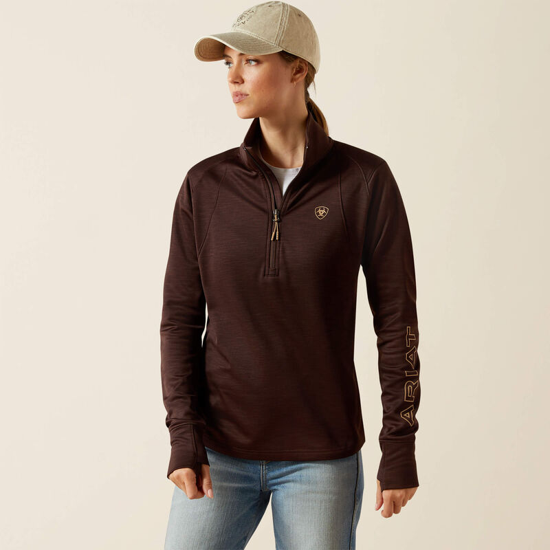 Ariat Wms Team EQ 1/2 Zip Tech Fleece - Java