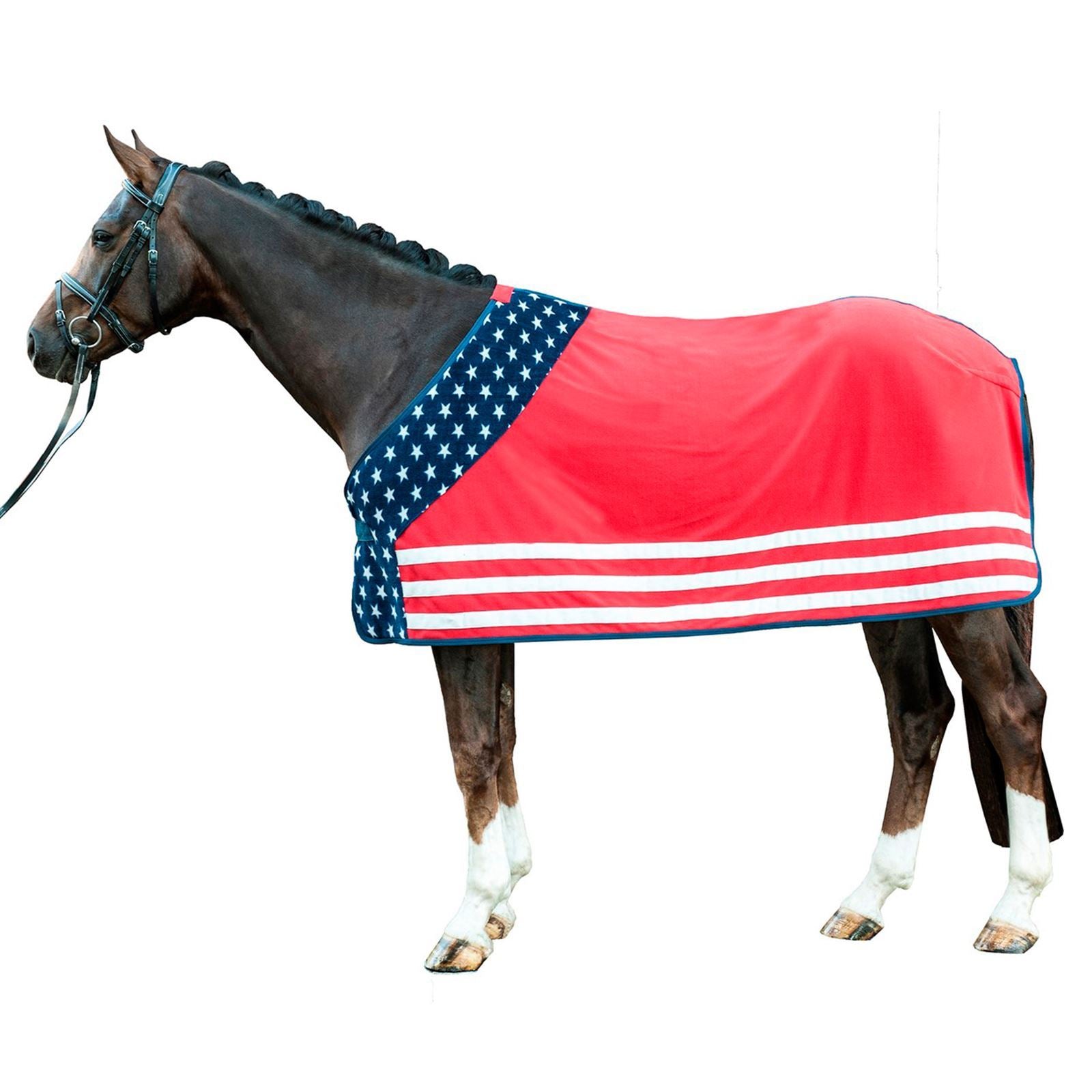 HKM Stars & Stripes Fleece Rug