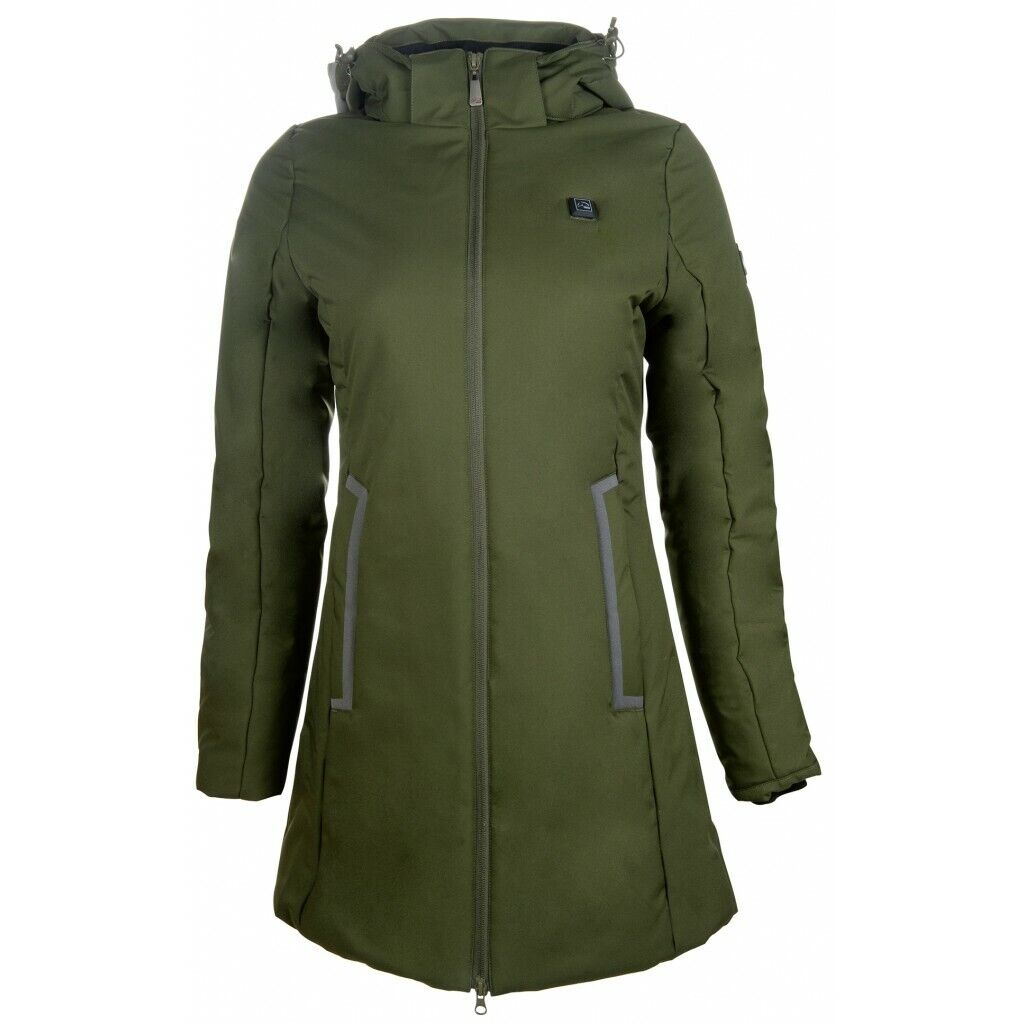 HKM Green Heated Coat Elegant Style (no battery included)