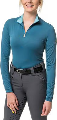 Kastel Denmark Long Sleeve 1/4 Zip Sun Shirt