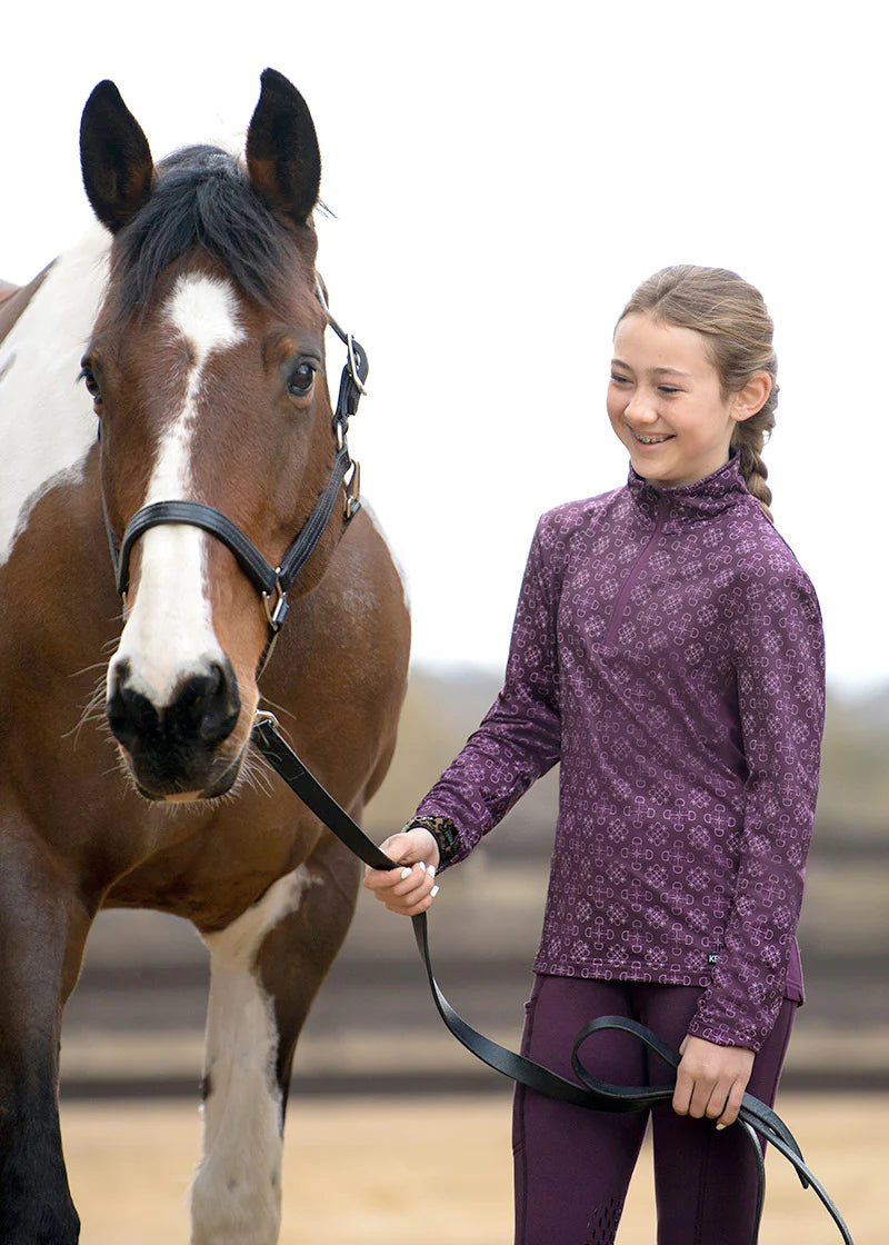 Kerrits Kids Up Tempo Fleece Tech Top