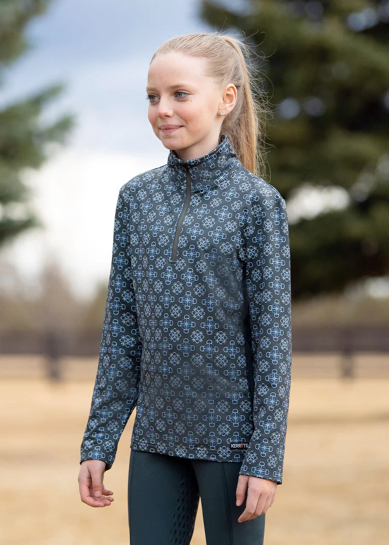 Kerrits Kids Up Tempo Fleece Tech Top