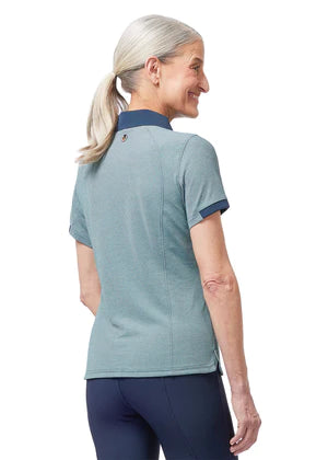 Kerrits Ladie Pivot Polo Shirt - Lagoon