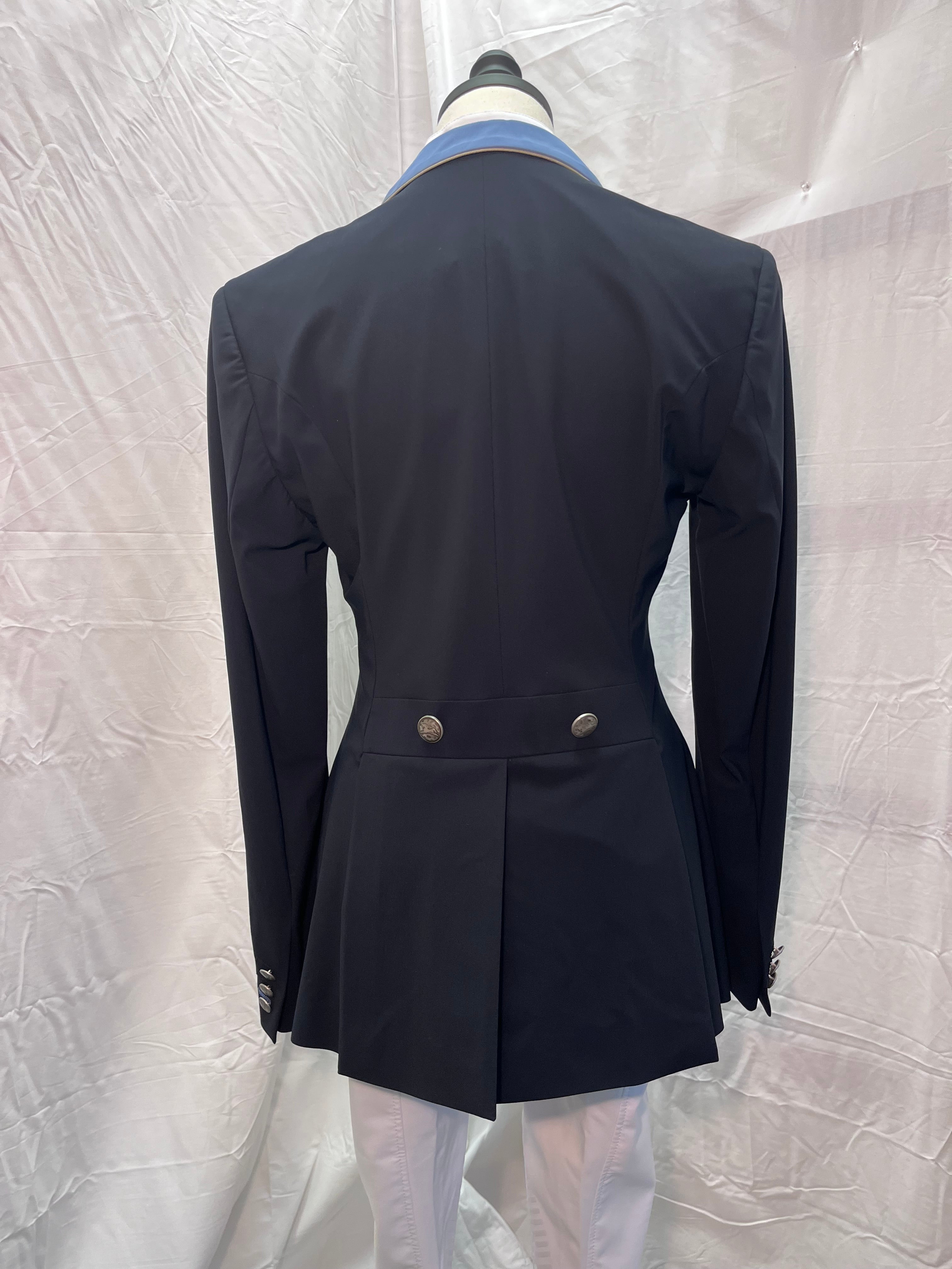 RJ Classics 4 Button Show Coat w/ Blue Collar 4 Regular