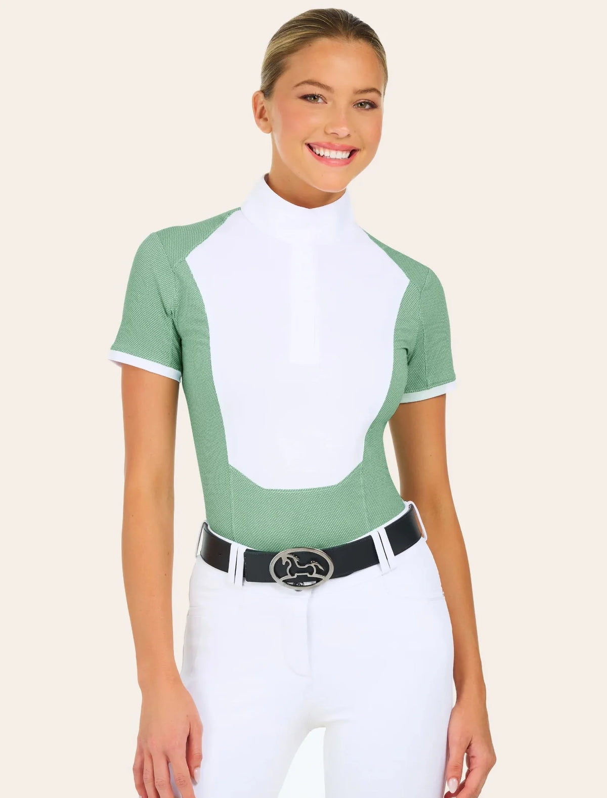 R.J. Classics Tessa Short Sleeve Show Shirt - Petal Dots