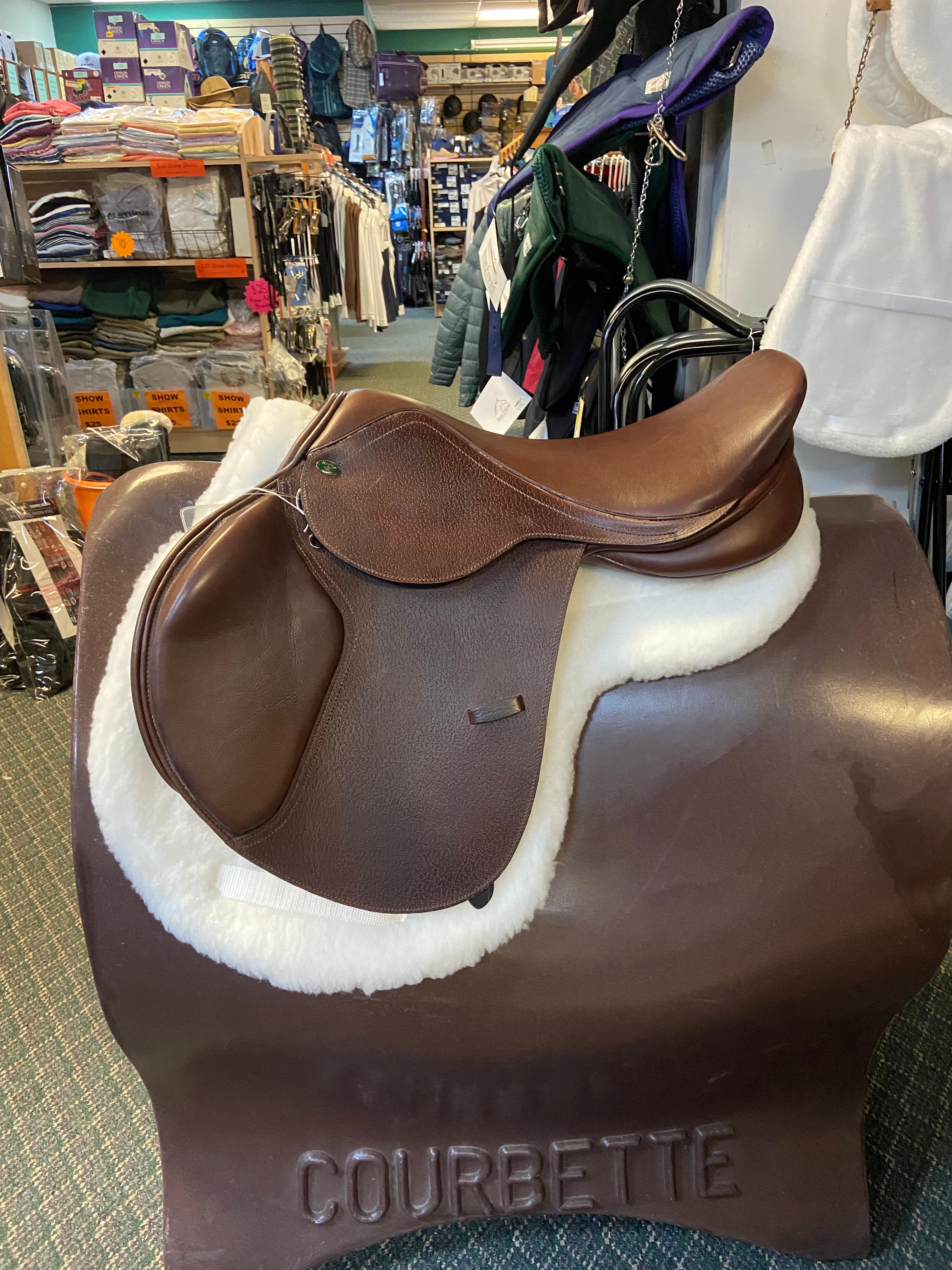 Smith Worthington Mystic CC Saddle 16.5 XForward Flap w/ Wide Tree