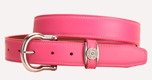 Tory Leather Brest Cance Awareness Lether Belt - Pink