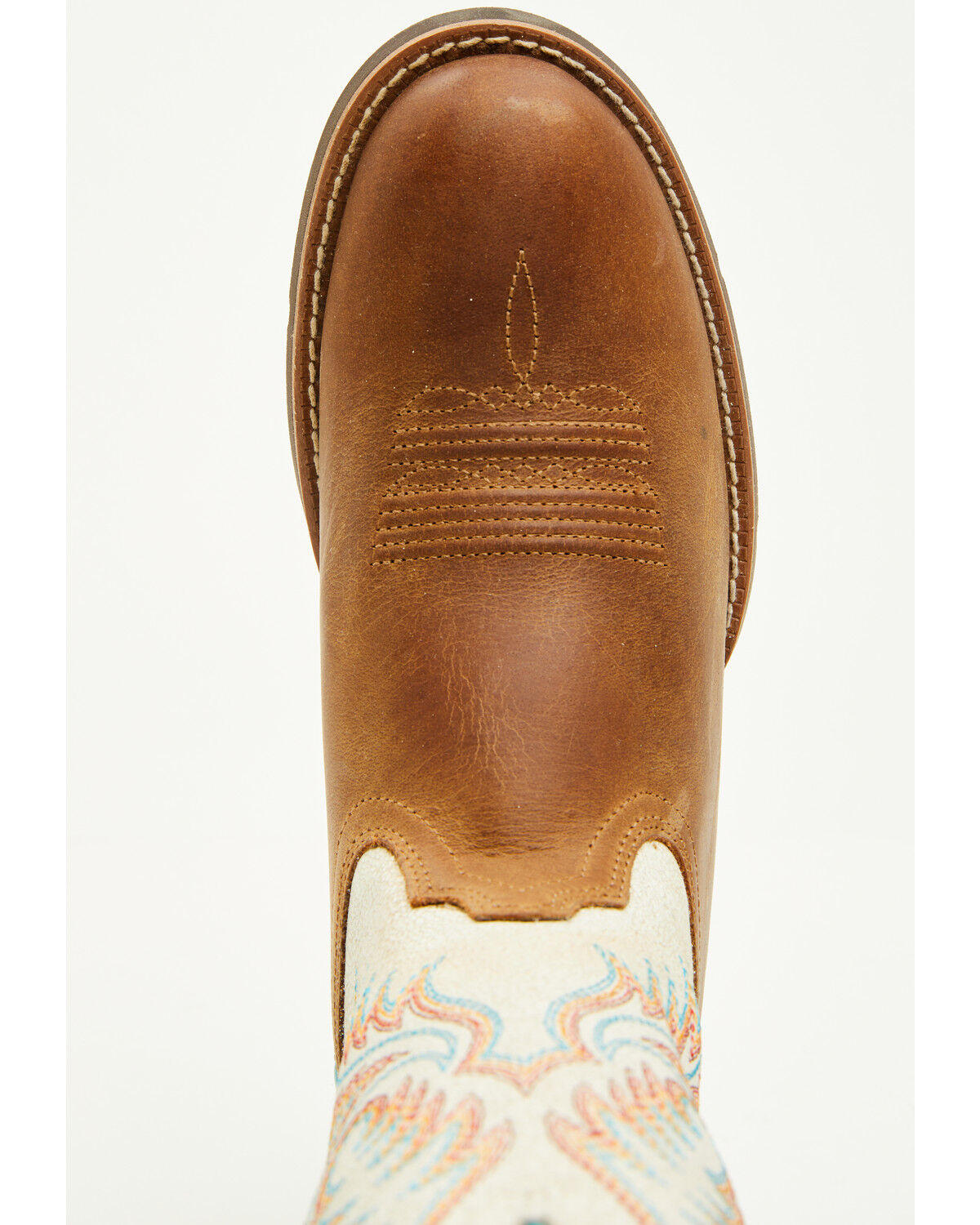 Ariat Wms Round Up Stretchfit - Size 9 Sandstorm / Distressed Ivory