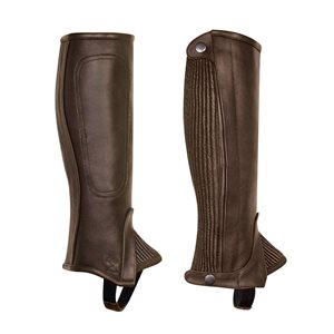 Perri's Youth Leather Professional Zip Half Chaps