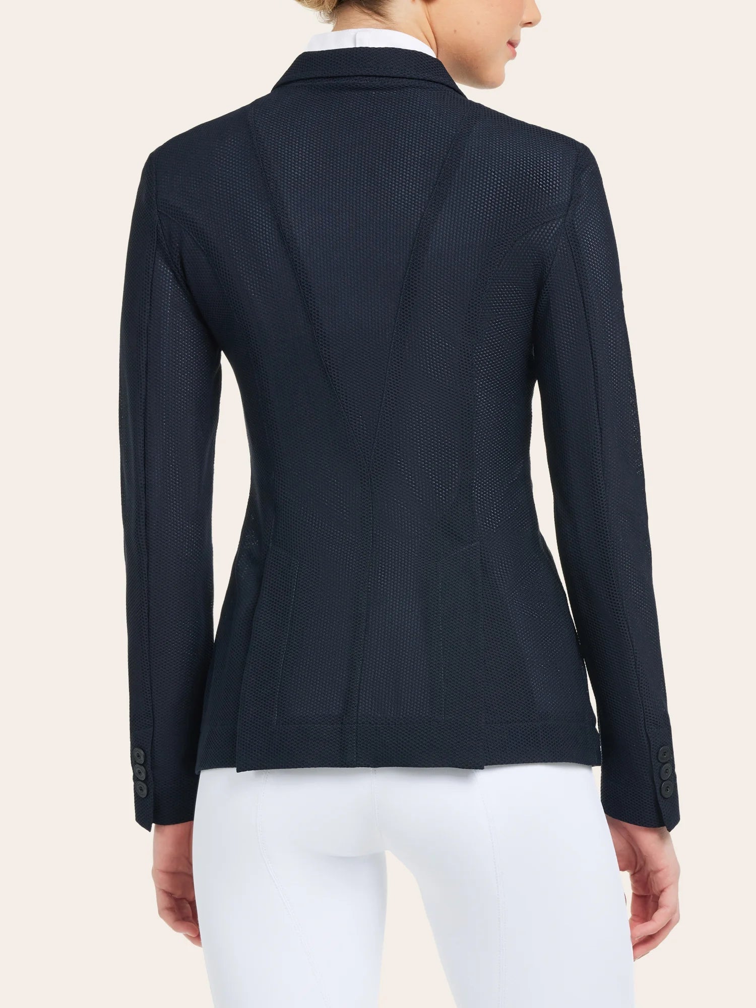R.J. Classics Ladies Harmony Mesh Show Coat Navy