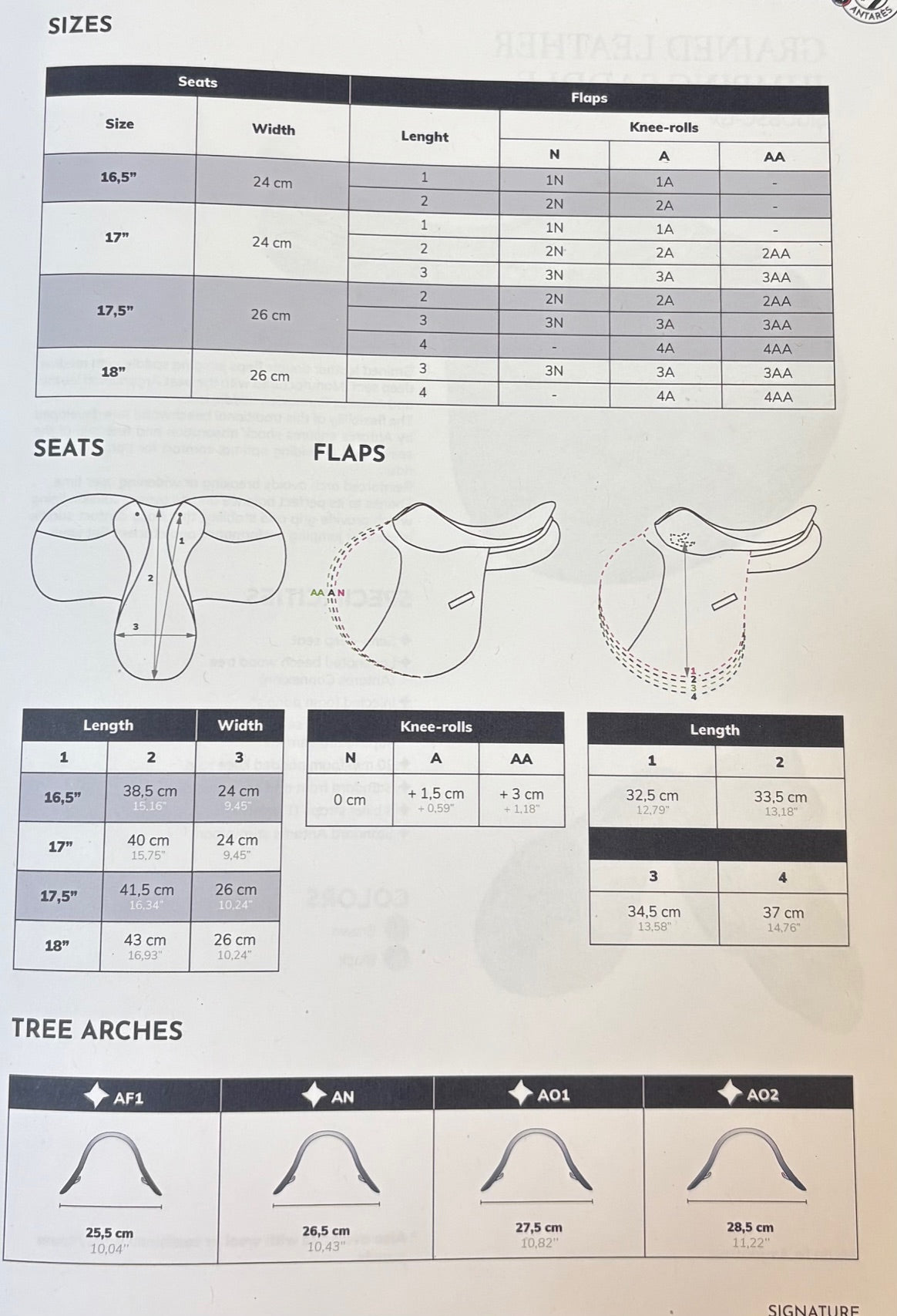 Antares Signature Calf Lined Jumping Saddle