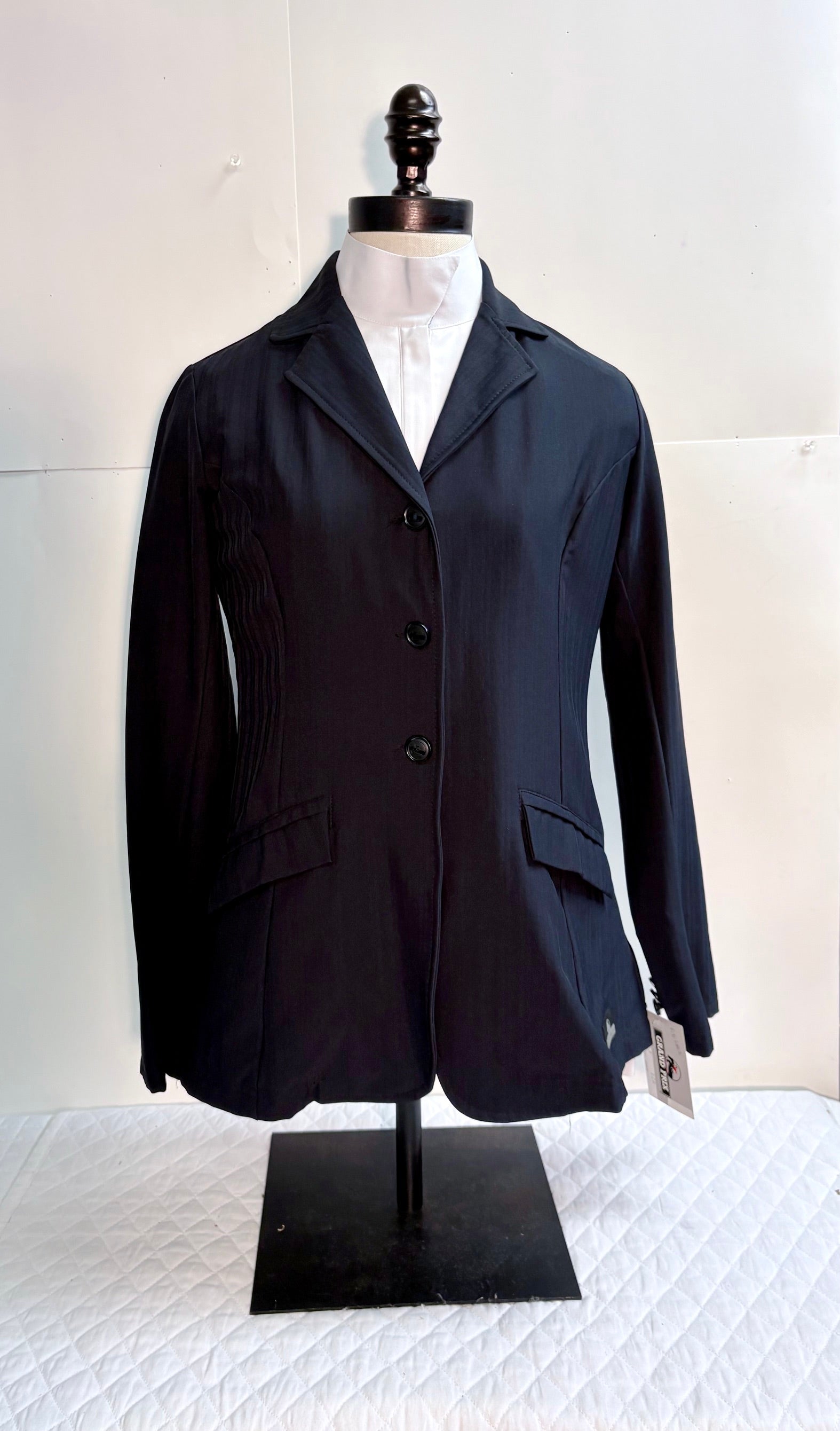 Grand Prix Ladies Kailey Coat - Navy 12 Reg (fits like a 2)
