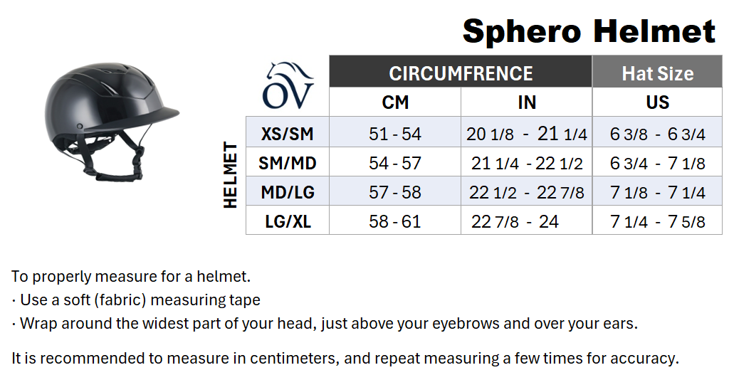 Ovation Sphero Helmet w/ ERT Tech - Large / XLarge