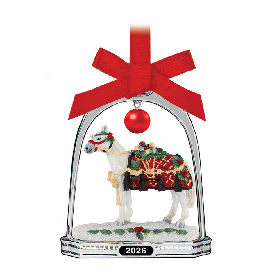 Breyer 2026 Holiday Homecoming Stirrup Ornament *Preorder*