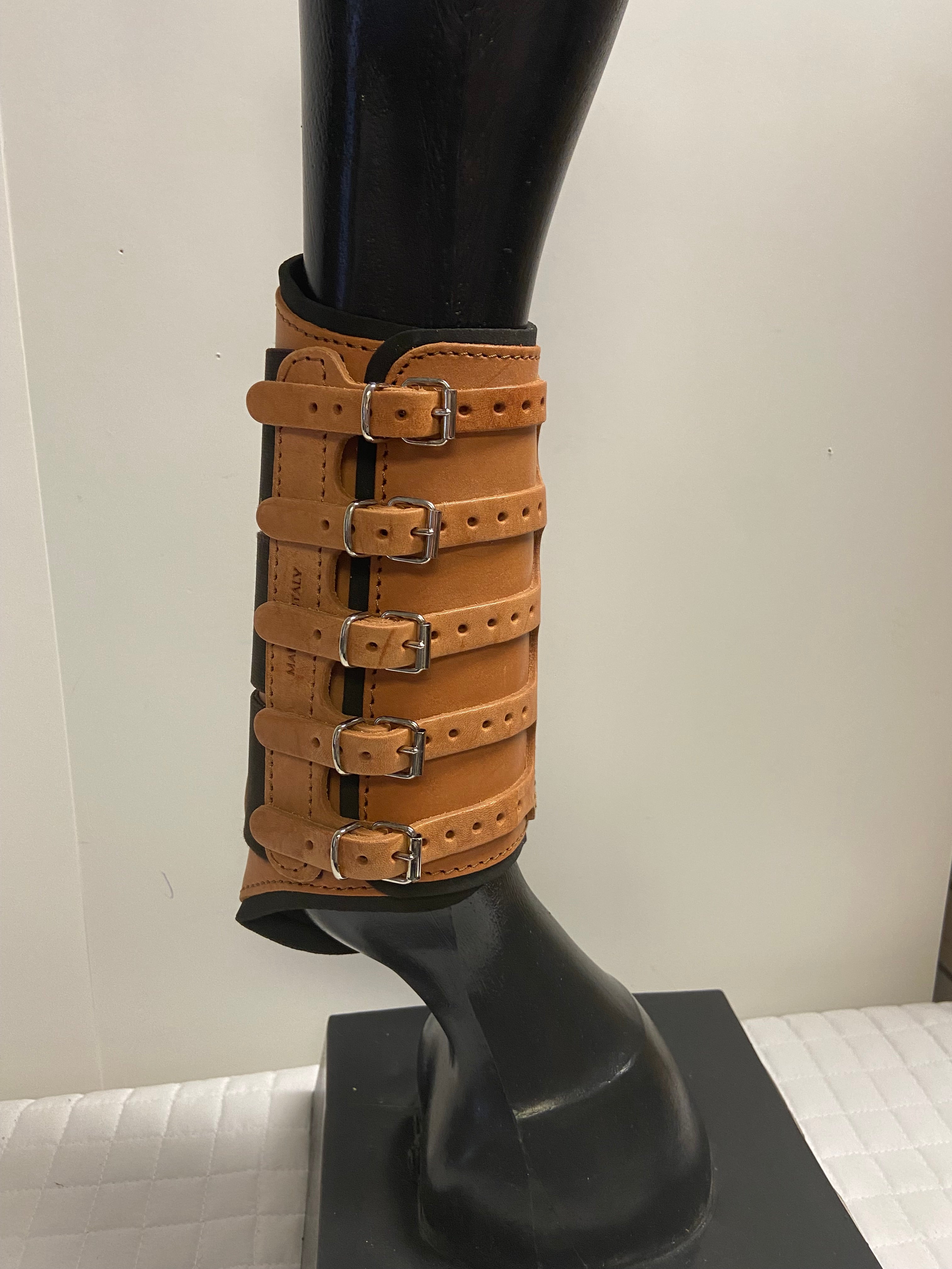 F.T.E. 5 Strap Leather Boots w/ Neoprene