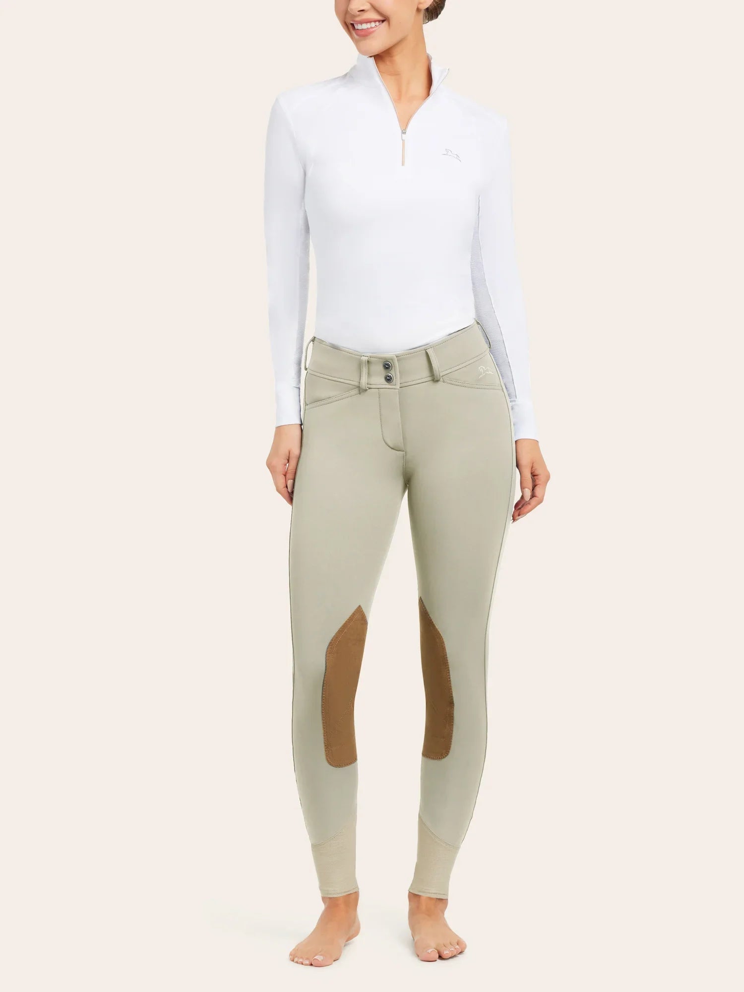 RJ Classics Gracie Front Zip KP Breech - Sand