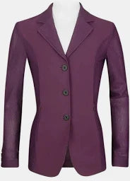 R.J. Classics Harmony Mesh Show Coat - Dark Berry
