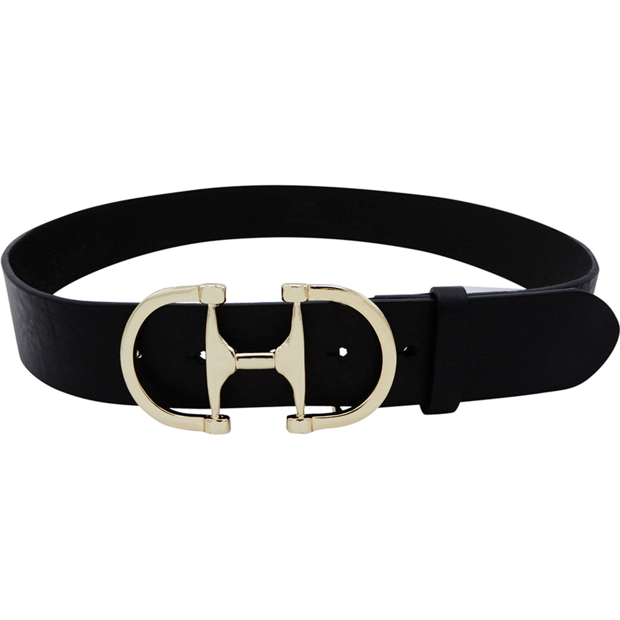 Lilo Collections 1.5" Bilbao Leather Belt - Black