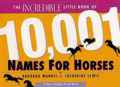 10,001 Names For Horses Books
