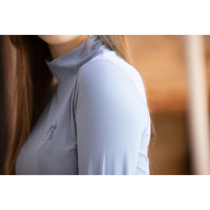 Penelope Charlotte Mock Neck Shirt