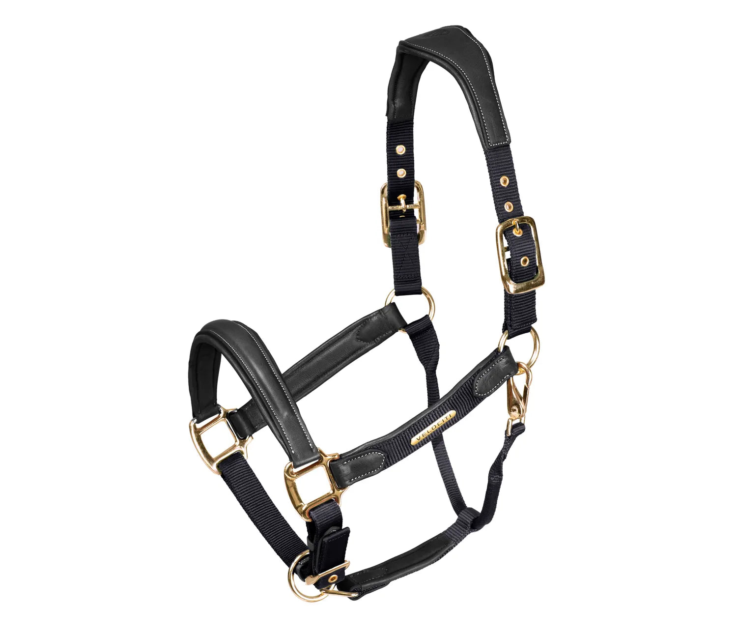 Shires Velociti Lusso Padded Leather Halter